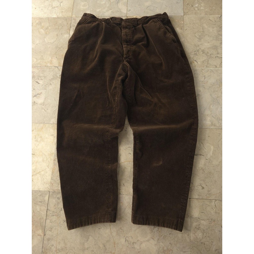 Vintage 1950s Hero Kleidung Heavyweight Corduroy‎ Cotton Work Pants 35 x 29